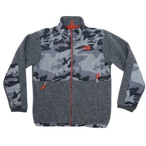 The North Face Denali Fleece Grey Camo Jacket Boys XL